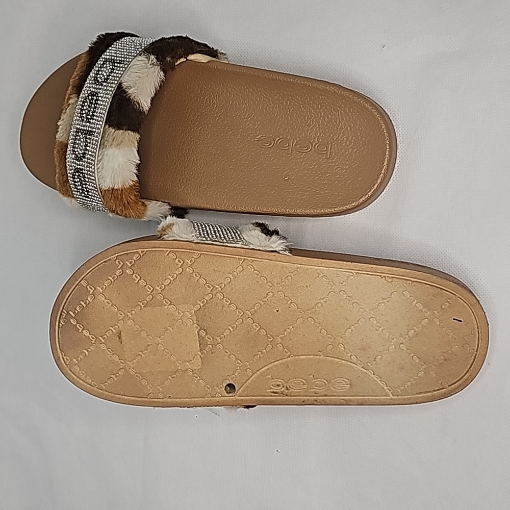 BEBE Rhinestone Slides size 7 - Picture 3 of 5
